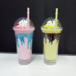 Large-capacity Crushed Ice Cup With Straw