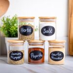 12pc Round Spice Jars.