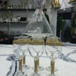 6Pc Wine Glass with Decanter.