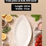 14 inch Ceramic Fish plate