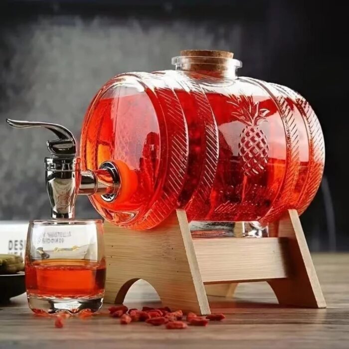 5l Wine Barrel Beverage Dispenser