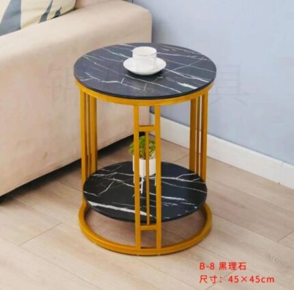 Double-Layer Round Side Table
