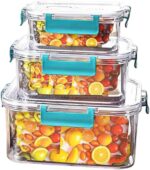 3PC Acrylic Food Storage Containers