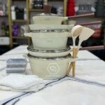 16-piece Cream White USFE Athena Cookware Set