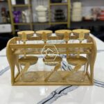 Glass Spice Jar Set With Bamboo Lid And Spoon