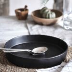 Modern Black Matte Pasta Bowl