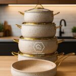 Amberray White USFE Granite Cookware Set