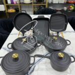 Pre Seasoned Raw Cast Iron Cookware Set