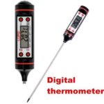 Digital Food Thermometer Battery Operated With Led Display