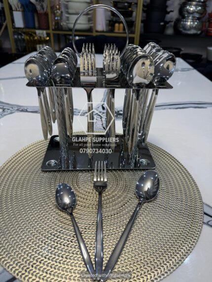 36pcs Silver Cutlery Set