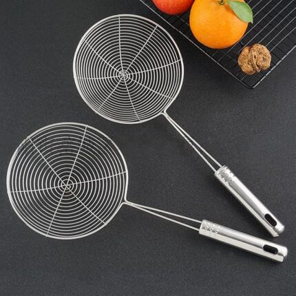 Stainless Steel Oval Deep Frying Spoon