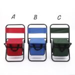 Foldable Camping Chair With Storage Pouch