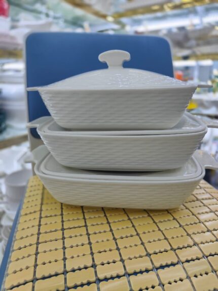 3pcs Ceramic Serving Dish