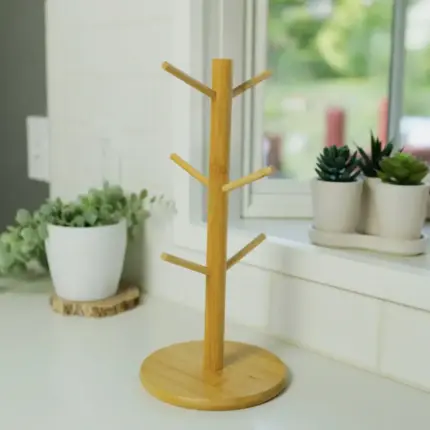 Bamboo Cup Stand