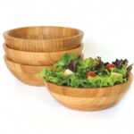 High Quality Bamboo Mixing/Salad Bowl.