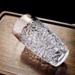 Vintage textured glass