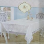 Elegant Embroidered lace table cloth