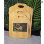 Golden Bamboo Cutting Board Set