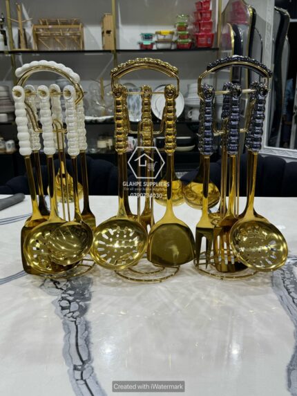 Luxury Gold Kitchen Utensil Sets