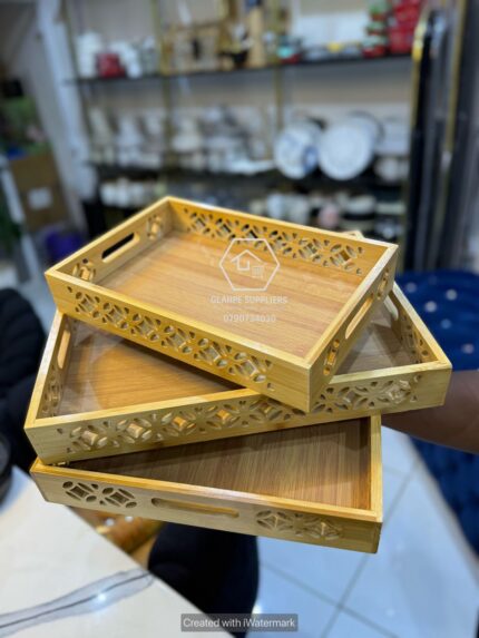 Elegant Bamboo Serving Tray