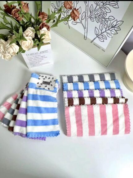 Striped Microfibre Towels