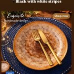 Artisan Amber Glaze Decorative Plates