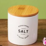 Ceramic Salt Container