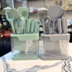 17 pieces silicone utensils set