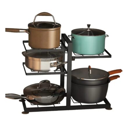 Multi-layer Metallic Pot Storage Rack