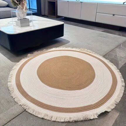 Nordic Aesthetic Modern Customer Woven Mat