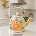 Floral Enamel 3.3ltrs Kettle