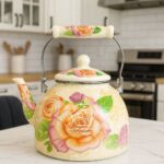 Floral Enamel 4.0ltrs Kettle