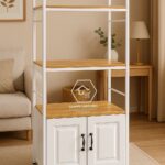 White Multifunctional organization rack.