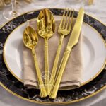Luxury gold cutlery