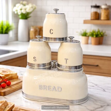 Bread bin set with cannisters
