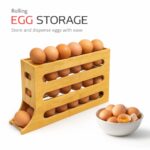 Bamboo egg dispenser