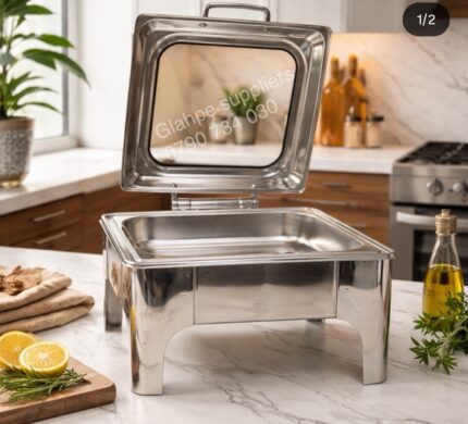 Square 6 litres chaffing dish