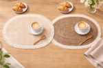 Woven touch table mat
