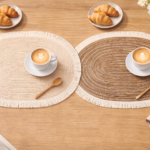 Woven touch table mat