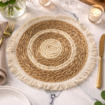 Woven sisal table mat