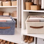 Velvet closet organizer