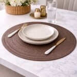 Elegant earth table mat