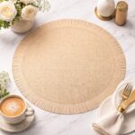 Ivory glow table mat