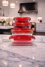 Signature 4pcs glass containers - Image 2