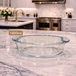 Single glass baking dish