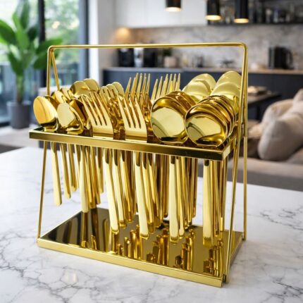 36pieces Gold Cutlery Set