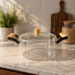 2.5litres Glass cooking pot