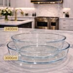 2pc glass baking dish