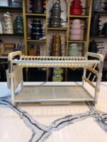 2-Tier Dish Rack with Aluminum Stand - Image 2