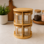 Spice Jars with rotatable stand - Image 2